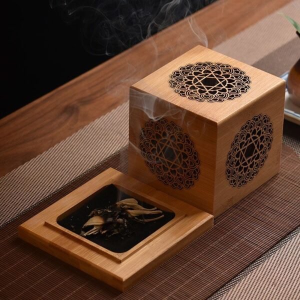 Crystal Energy Renewal Bamboo Incense Burner